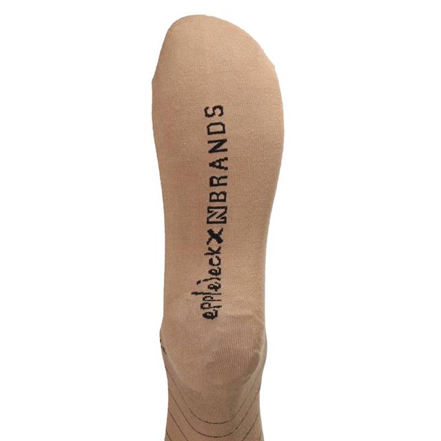 Kniestrümpfe Sassy Allover-Print N BRANDS x Epplejeck Beige