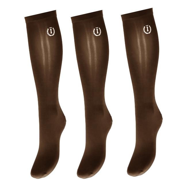 Kniestrümpfe Turniersocken IRHOlania 3er-Pack Imperial Riding Braun