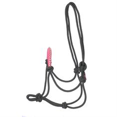 Knotenhalfter Diamonds Epplejeck Schwarz-Pink