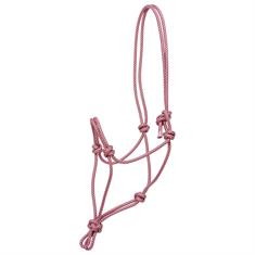 Knotenhalfter Silver Twist Epplejeck Dunkelrot