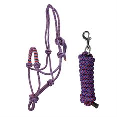 Knotenhalfterset Color QHP Dunkelblau