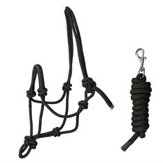 Knotenhalfterset Color QHP Schwarz