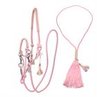 Knotenhalfterset FHFanna Free Horse Rosa-Beige