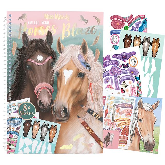 Kreativbuch Create Your Horses Miss Melody Sonstige