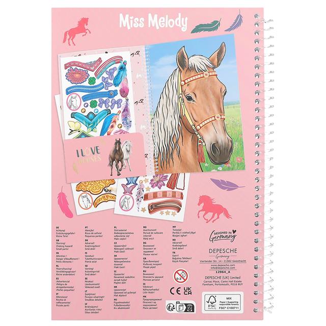 Kreativbuch Create Your Horses Miss Melody Sonstige