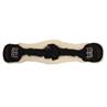 Kurzgurt Cheviot Lammfell BR Schwarz-Beige