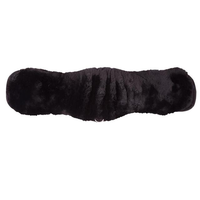 Kurzgurt Cheviot Lammfell BR Schwarz-Schwarz