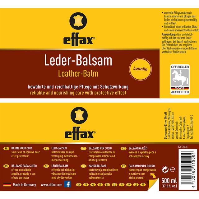 Lederbalsam Effax Farblos