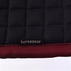 Longiergurtunterlage HGChique HORSEGEAR Dunkelblau-Dunkelrot