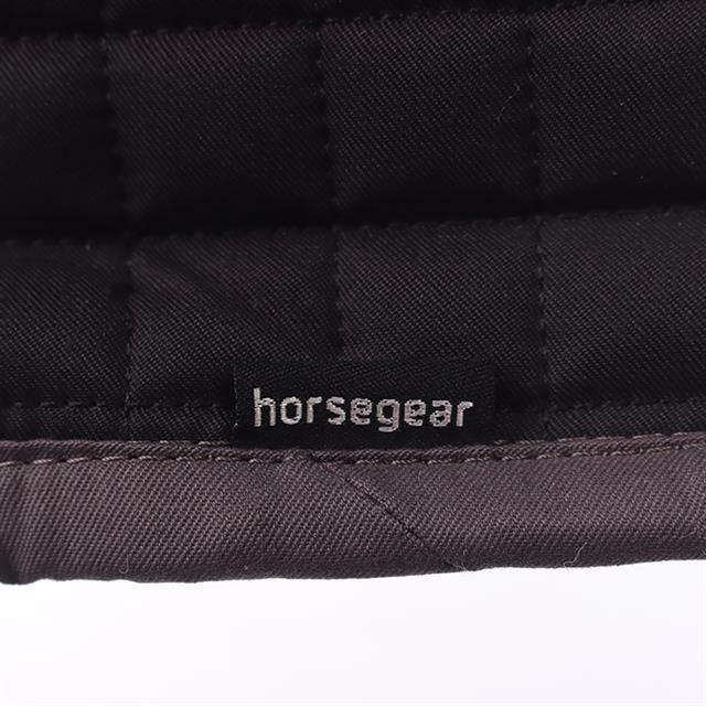 Longiergurtunterlage HGChique Horsegear Schwarz-Grau