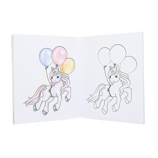 Mal- und Stickerbuch Ylvi & The Minimoomis Create Your Unicorn Depesche Sonstige