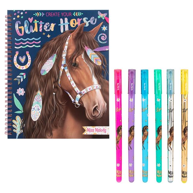 Malbuch Create Your Glitter Horse Miss Melody Sonstige