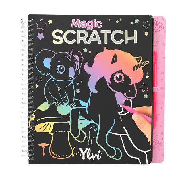 Malbuch Magic Scratch Ylvi Mehrfarbig