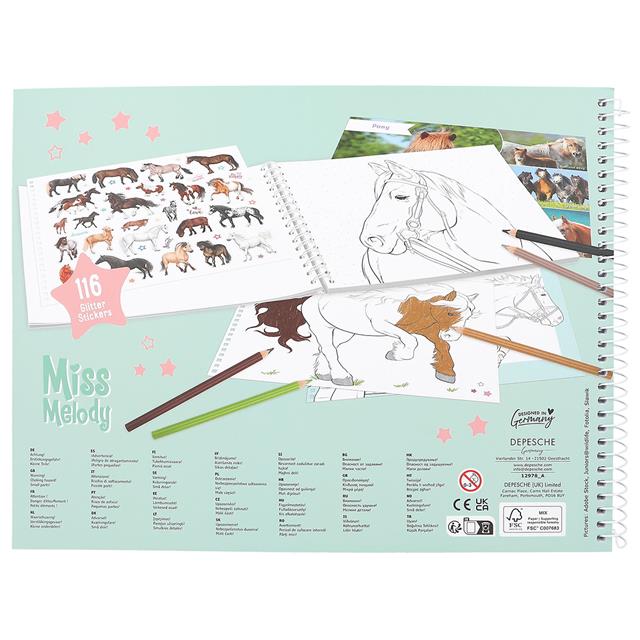 Malbuch Miss Melody Sonstige