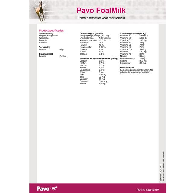Milchpulver FoalMilk Pavo Sonstige