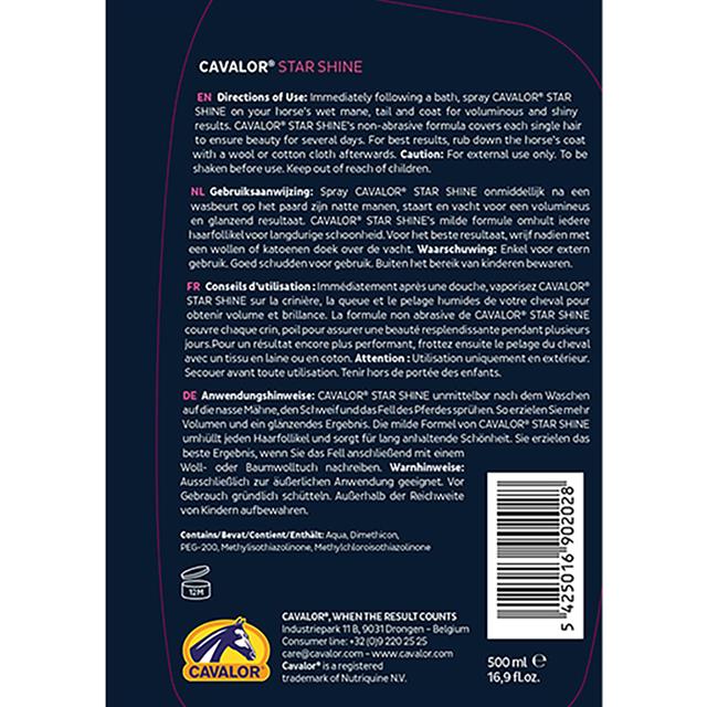 Mähnen- und Schweifspray Star Shine Cavalor 