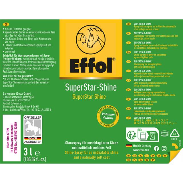 Mähnen- und Schweifspray Superstar Shine Effol Divers