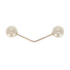 Mähnenschmuck Pearl 10er-Pack QHP Weiß
