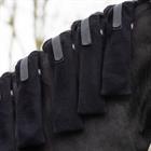 Mähnenschoner 4er-Pack QHP Schwarz
