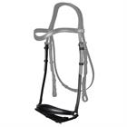 Nasenriemen aus Mattleder Dressage Collection Dy'on Schwarz