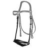 Nasenriemen aus Mattleder Dressage Collection Dy'on Schwarz