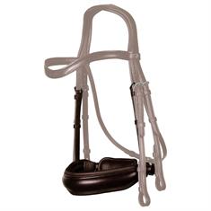Nasenriemen aus Mattleder Kandare Dressage Collection Dy'on Braun
