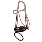 Nasenriemen Matte Large Dressage Collection Dy'on Braun