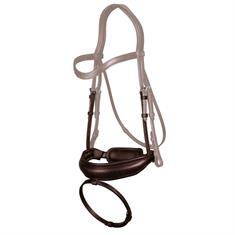 Nasenriemen Matte Large Dressage Collection Dy'on Braun
