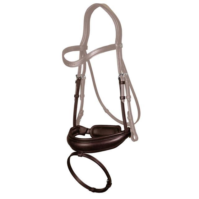 Nasenriemen Matte Large Dressage Collection Dy'on Braun
