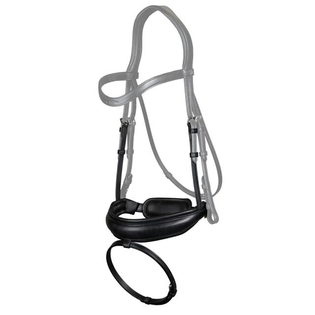 Nasenriemen Matte Large Dressage Collection Dy'on Schwarz