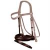Nasenriemen Matte Medium Dressage Collection Flat Leather Dy'on Braun