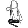 Nasenriemen Matte Medium Dressage Collection Flat Leather Dy'on Schwarz