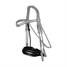 Nasenriemen Mattleder Kandare Rundgenäht Dressage Collection Dy'on Schwarz