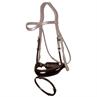 Nasenriemen Patent Large Dressage Collection Dy'on Braun