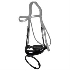 Nasenriemen Patent Large Dressage Collection Dy'on Schwarz