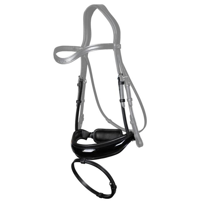 Nasenriemen Patent Large Dressage Collection Dy'on Schwarz