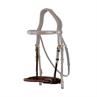 Nasenriemen Strick in Leder eingefasst D Collection Dy'on Braun