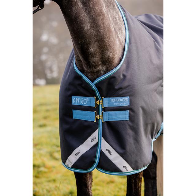 Outdoordecke Amigo Bravo 1200D 50gr Horseware Dunkelblau-Türkis