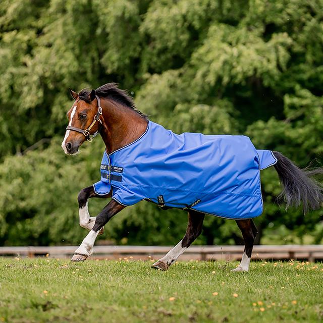 Outdoordecke Amigo Hero Orginal Lite 0 g Pony Horseware Mittelblau-Dunkelblau