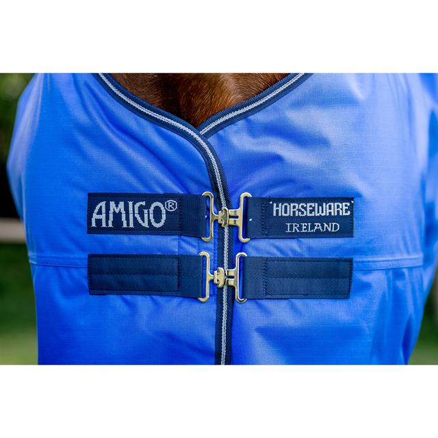 Outdoordecke Amigo Hero Orginal Lite 0 g Pony Horseware Mittelblau-Dunkelblau