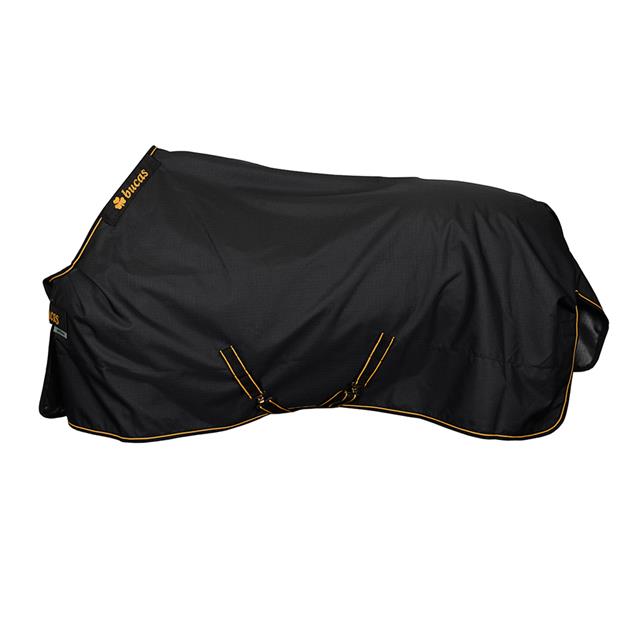 Outdoordecke Irish Turnout Big Neck 50gr Bucas Schwarz-Gold