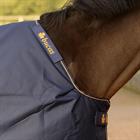 Outdoordecke Irish Turnout Light Pony 50gr Bucas Dunkelblau-Gold