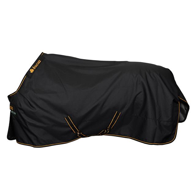 Outdoordecke Irish Turnout Light Pony 50gr Bucas Schwarz-Gold