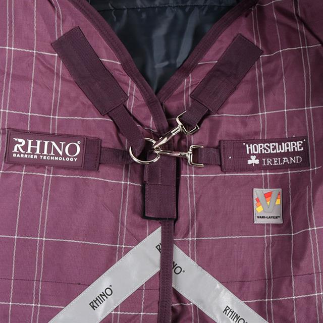 Outdoordecke Rhino Plus Vari-Layer 250gr Horseware Lila-Grau