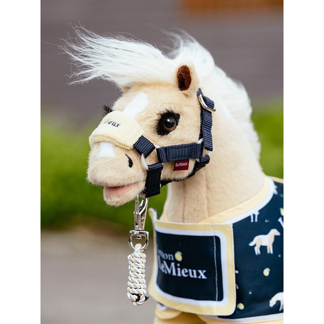 Outdoordecke Toy Pony Lemon Print LeMieux Dunkelblau-Gelb