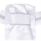 Plastron Kae QHP Weiß-Silber