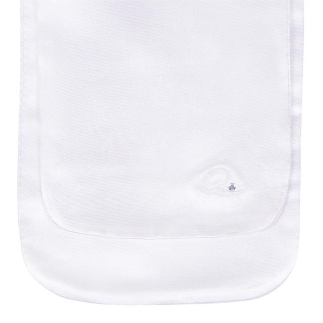 Plastron Kae QHP Weiß-Silber