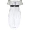 Plastron Pleated Crown Anky Weiß