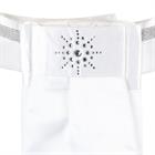 Plastron QDiva Quur Weiß-Silber