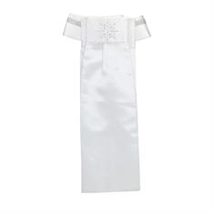 Plastron QDiva Quur Weiß-Silber